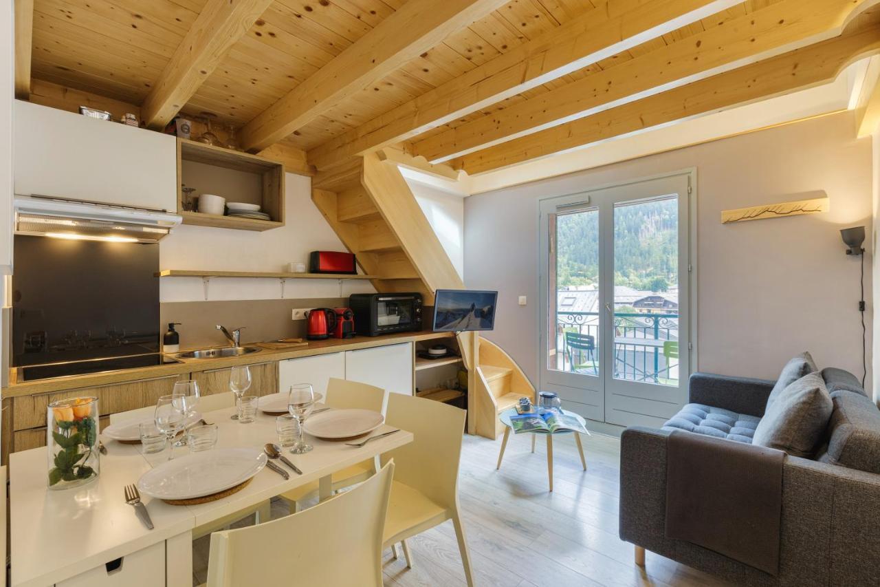 Central Duplex Apartment - Blanc Neige - Happy Rentals Chamonix Eksteriør bilde
